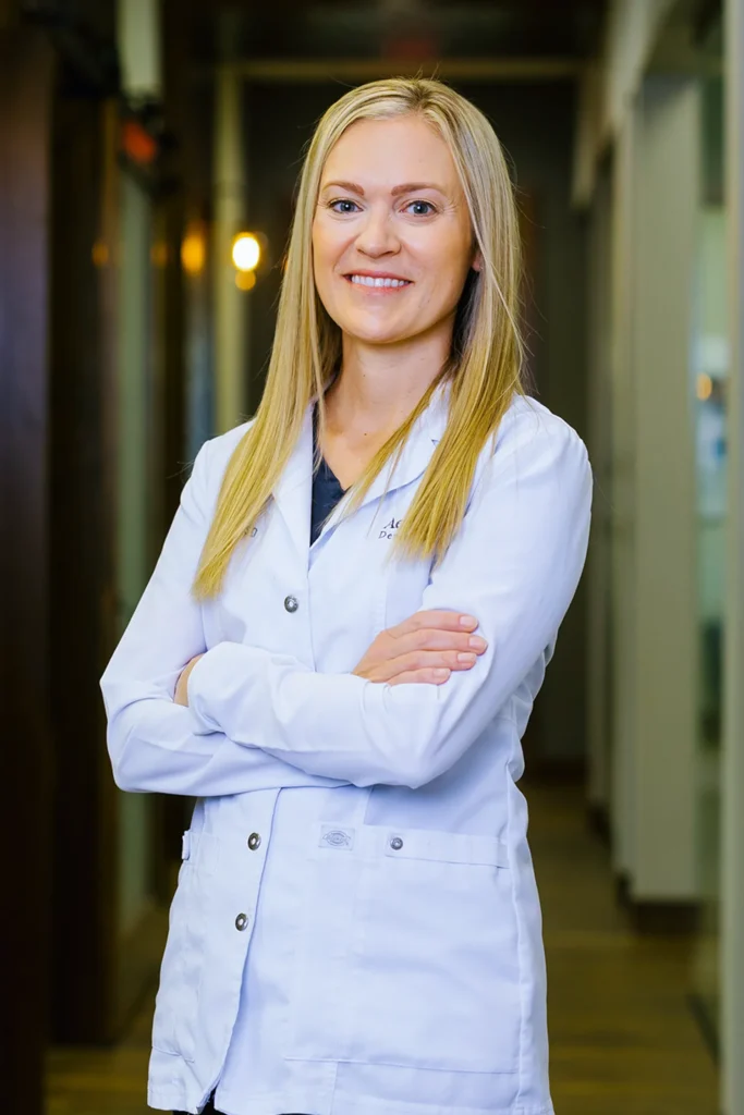 Dr. Krysta Sellers Smiling At Aesthetic Dental Center Office