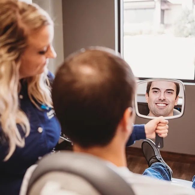Bismarck Dental Crown Patient Aesthetic Dental Center